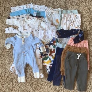 21 piece 0-3 Boys Lot